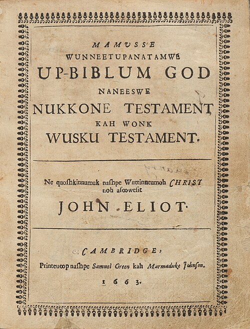 Eliot Indian Bible